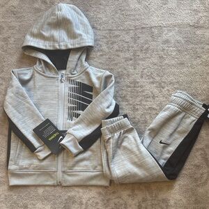 Nike Kids Gray and Black Matching Set